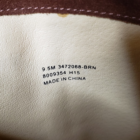 Frye Renee Seam Tall Brown Oiled Suede Boots - Picture 7 of 8